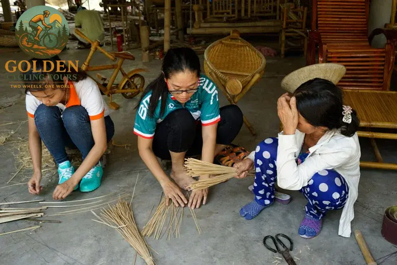 Tam Giang Lagoon Biking Tour: Dong Ba Market, Bamboo Craft & Fishing